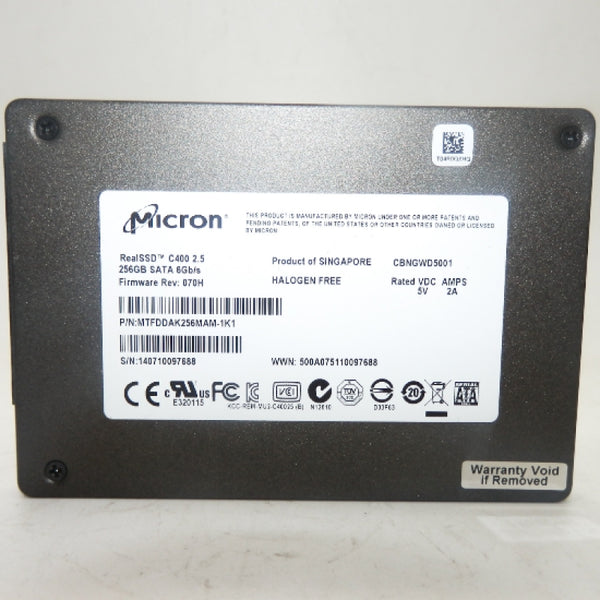 Micron MTFDDAK256MAM-1K1 256GB 6Gb/s SATA 7mm 2.5" Solid State SSD