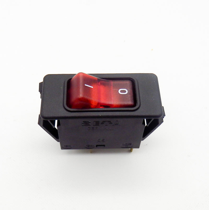 E-T-A 3120-F351-H7T1-W14DR4-20A 230VAC Red LED Rocker Switch Circuit Breaker