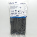 Pack of 100 Thomas & Betts TY175-50X-10C Ty-Fast Black Nylon Cable Tie