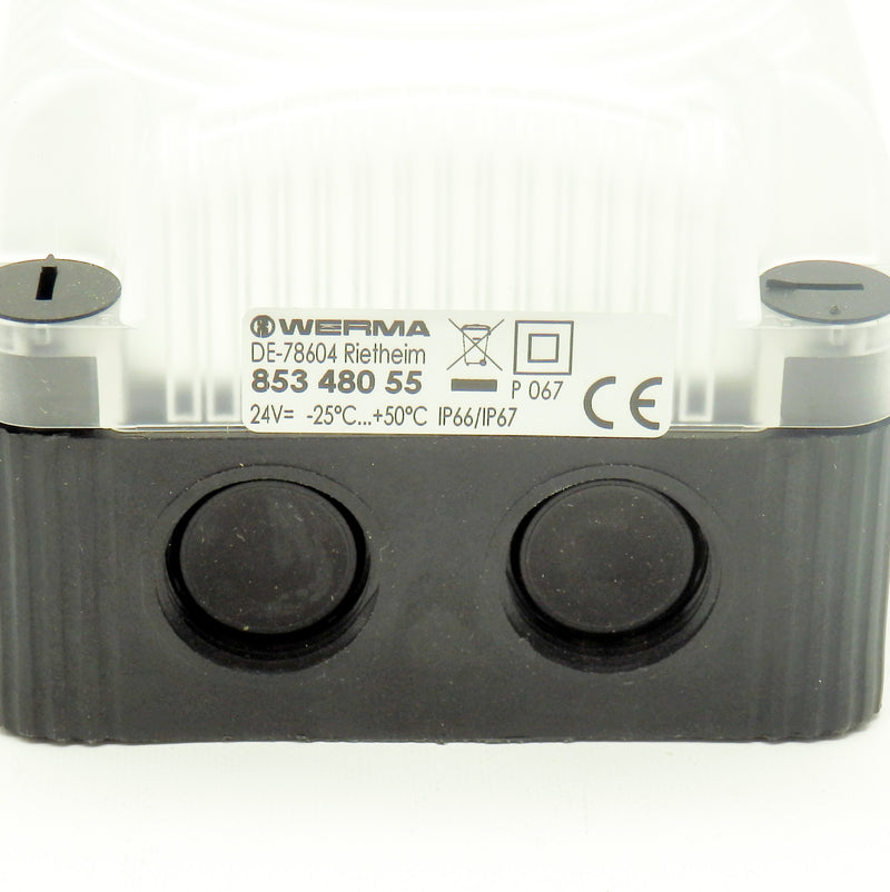 Werma USA 85348055 Clear LED Spring Terminal Stack Light Optical Eleme ...