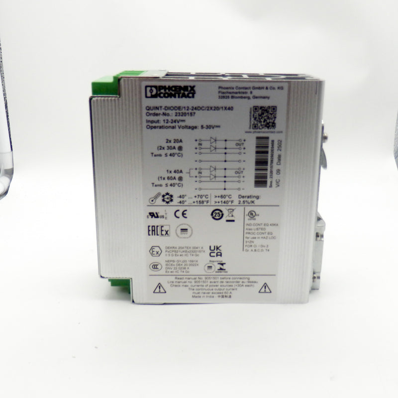 Phoenix Contact 2320157 24V 20A General Purpose Diode Module – Primelec