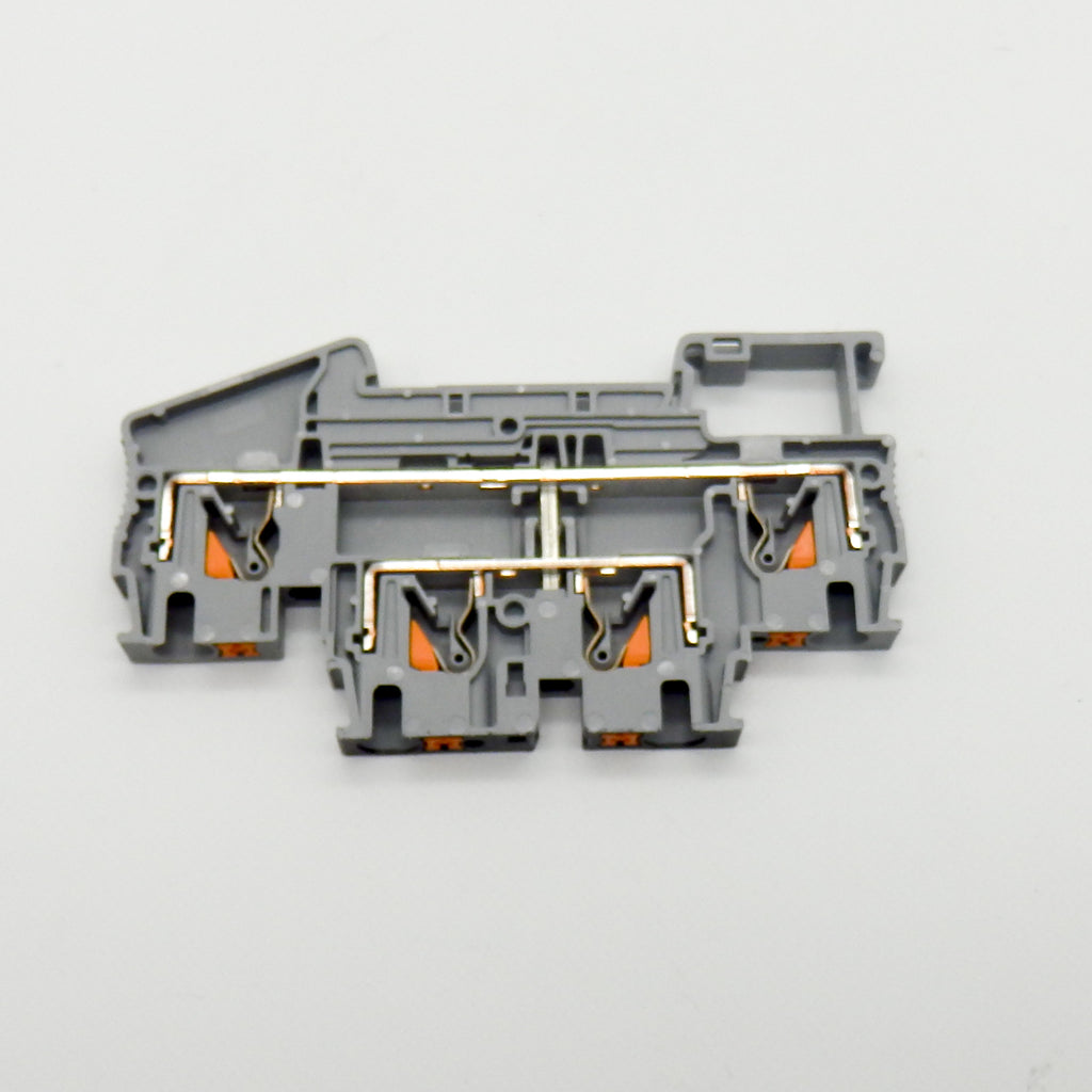 Phoenix Contact 3211825 4 Position Feed Through 24AWG Terminal Block C ...
