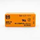 Panasonic S2-L2-DC12V 4PST Relay 12VDC 2-Coil Latching 4A 12-Pin PCB Mount
