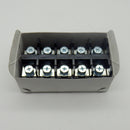 5 Pack of IDEC BN150W High Capacity Standard Feed-Through Terminal Block
