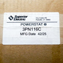 Superior Electric 3PN116C Powerstat Variable Transformer Variac 120V 10A 1.4kVA