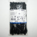 Pack of 100 Thomas & Betts TY175-50X-100 Black Nylon Ty-Fast Cable Ties