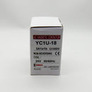 IDEC YC1U-18A24 3-Pole 21A 24VAC 1NO 1NC Magnetic Contactor
