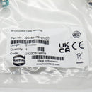 HARTING  09489323757020 M12 to RJ45 Cat6A Shielded 2m Yellow Ethernet Cable