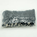 25 Pack OKdo 1m Micro USB Cables Black Flat Noodle Charging Cord for Raspberry Pi