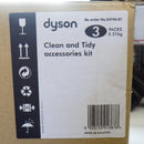 3 Pack of Genuine Dyson 92474-01 3 Tools and Storage Roll Bag Cinetic Clean & Tidy Kit