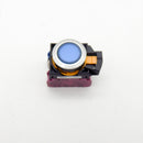 IDEC CW4L-M1E11Q4S 24V Metallic 22mm Blue Flush Pushbutton Switch
