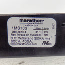 Marathon 1MS103 1-Pole 400A 600V Box Lug Black Semiconductor Fuse Holder