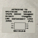 Astrodyne TDI RPC1739-200 EMI Filter 300VAC 175A 1PH/PE