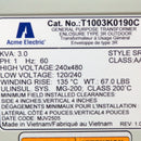 Acme Electric T1003K0190C Single-Phase Low Voltage Distribution Transformer