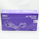Skytec SKYIRIS1 Iris Purple Nitrile Gloves Small S Powder Free Box of 100