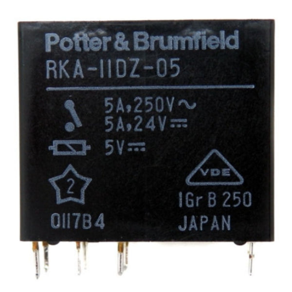 Potter & Brumfield 5VDC 5A DPST PCMT Relay RKA-11DZ-05