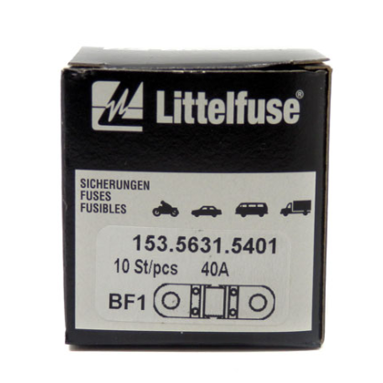 10 Pack of Littelfuse 32V 40A BF1 Automotive Fuses 153.5631.5401