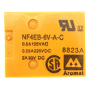 Aromat 4PDT 6VDC 2A Flat Pack NF Relay NF4EB-6V-A-C