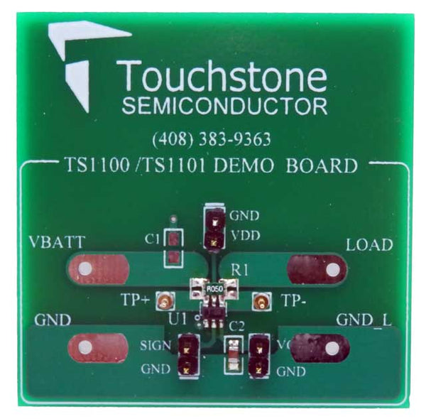 Touchstone TS1101-200DB Bidirectional Current-Sense Amplifier Demo Board