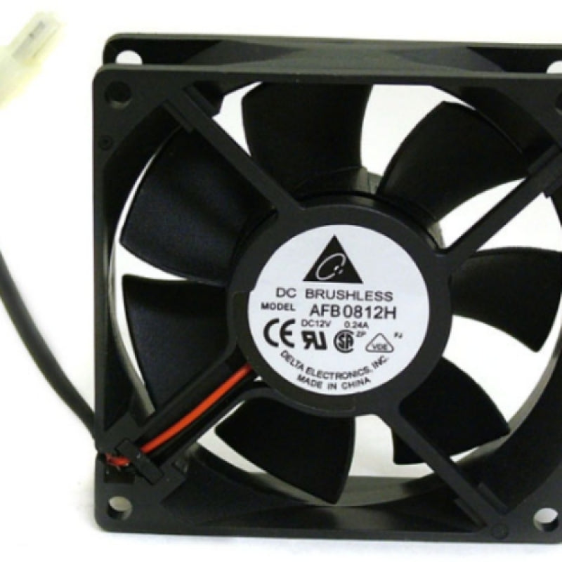 Delta 3000 RPM .24A 80mm 12V DC Brushless Fan AFB0812H