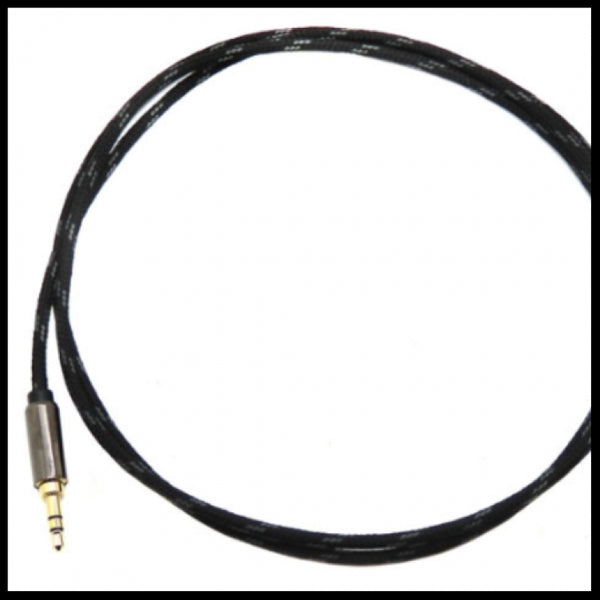 MediaBridge 4 Foot Tangle-Resistant 3.5mm Male to Male Audio Cable MPC-35-4TSB