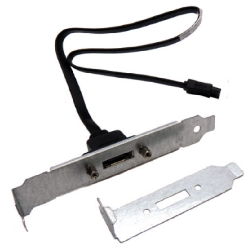 HP SATA to eSATA I/O Plate & Cable Standard and Low Profile Hanger 483944-001