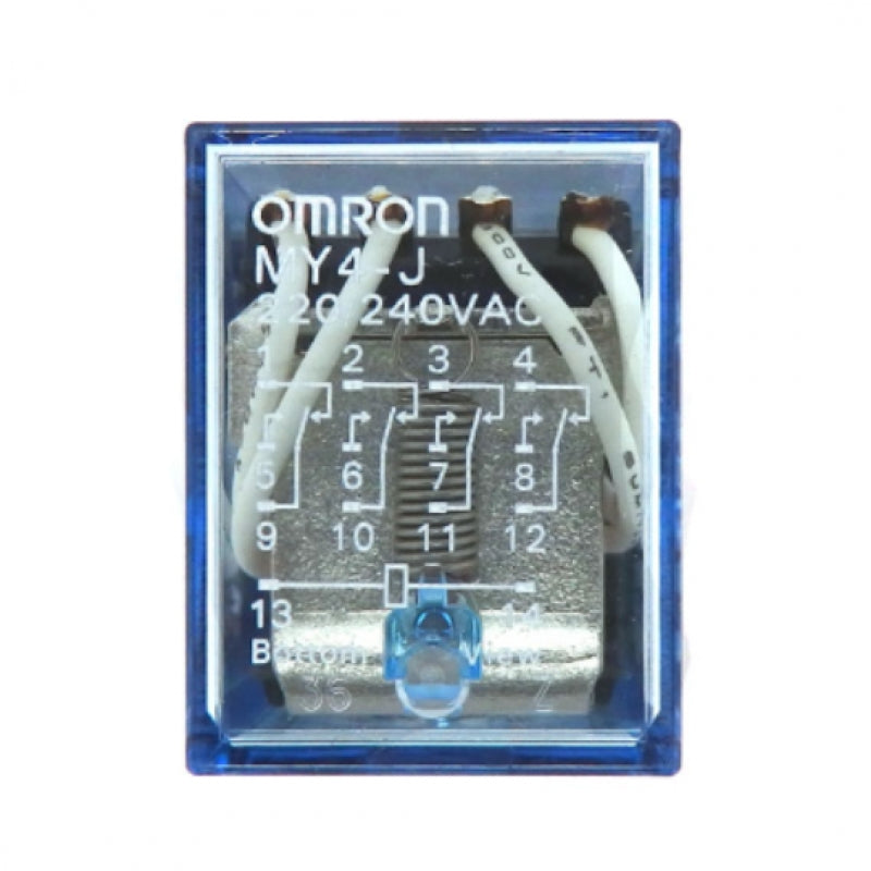 Omron 220/240VAC 4PDT 3A 14 Pin Power Relay MY4-J-AC220/240