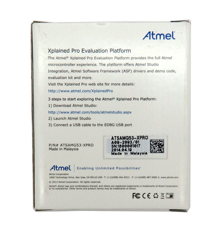 Atmel SAMG53 Xplained Pro Evaluation Kit ATSAMG53-XPRO