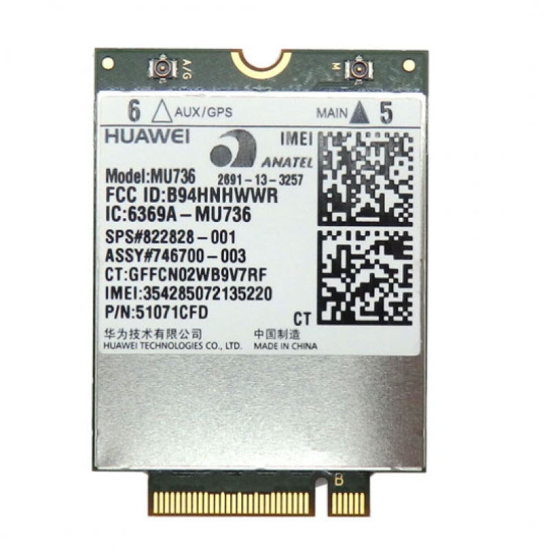 HP HS3110 HSPA+ Mobile Broadband WWAN Module 822828-001 Huawei MU736