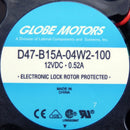 Globe Motors 12VDC 0.52A 120x120x38mm Ball Bearing Fan D47-B15A-04W2-100