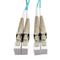 TE Connectivity 2M Multimode OM3 LC Duplex Fiber Optic Patch Cable 2061311-2