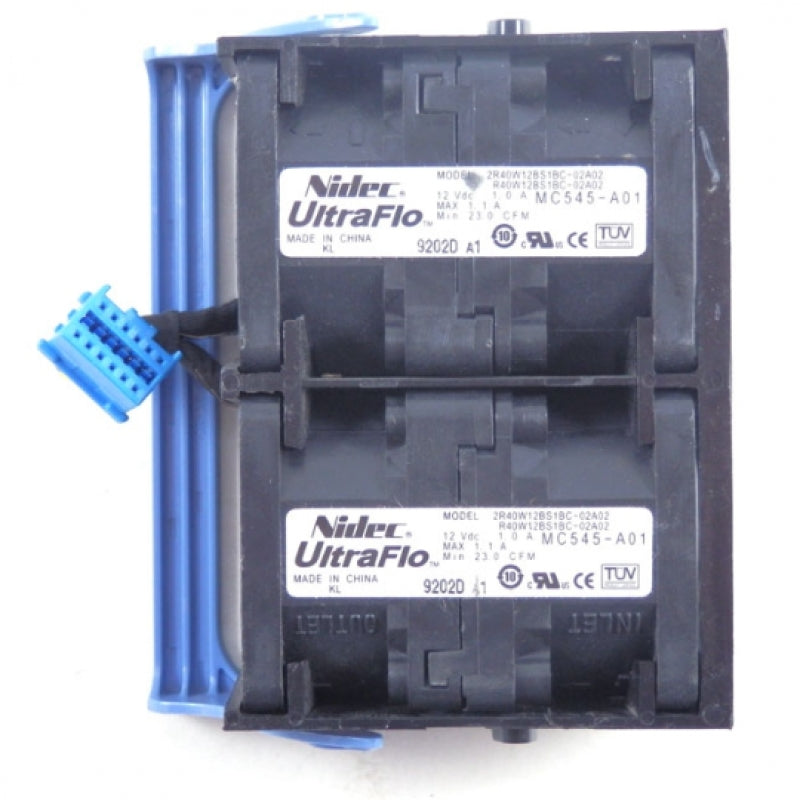 Nidec UltraFlo DC12V 1.1A Dual Case Fan for Dell PowerEdge 2R40W12BS1BC-02A02