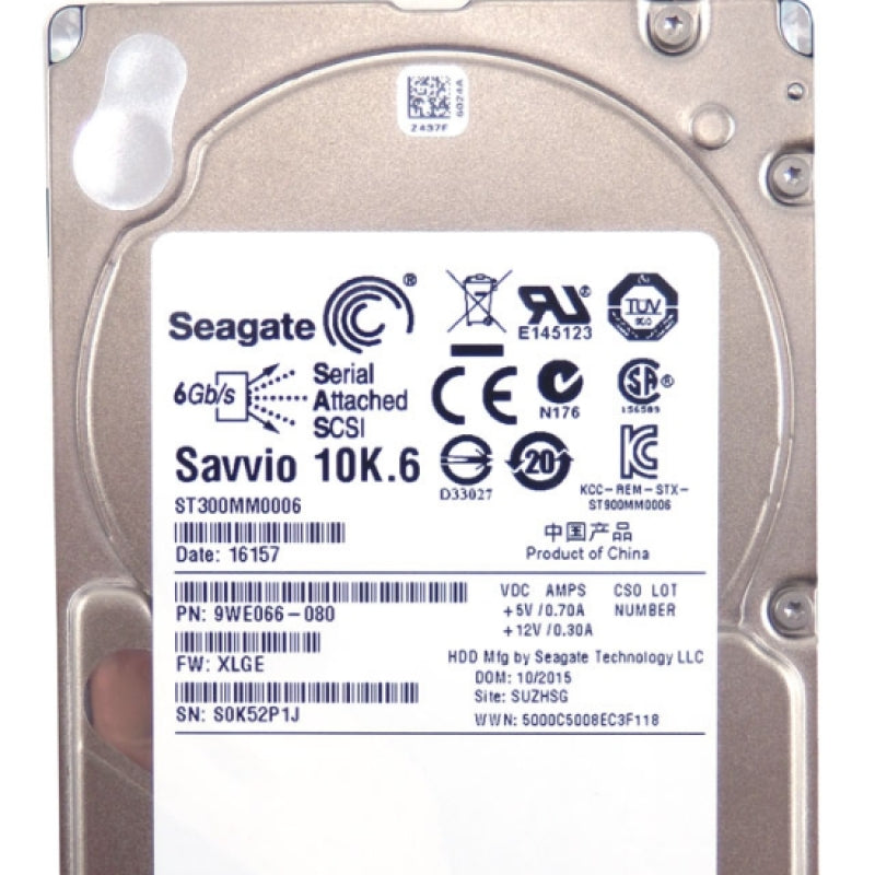 Seagate 300GB 10K RPM SAS 6Gb/s 2.5" Hard Drive ST300MM0006