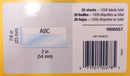Dymo XTL 2" x 7/8" Laminated Wire / Cable Wrap Sheet Labels 1008-Labels 1908557