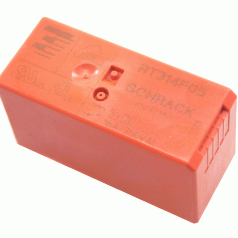 TE Connectivity Schrack 5VDC 16A SPDT 1 Form C General Purpose Relay RT314F05