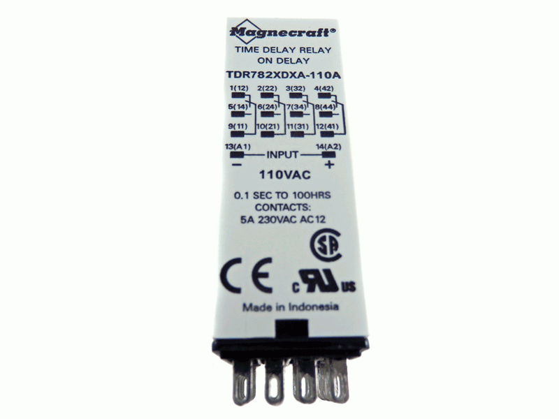 Magnecraft 4PDT 3A Time Delay Relay TDR782XDXA-110A