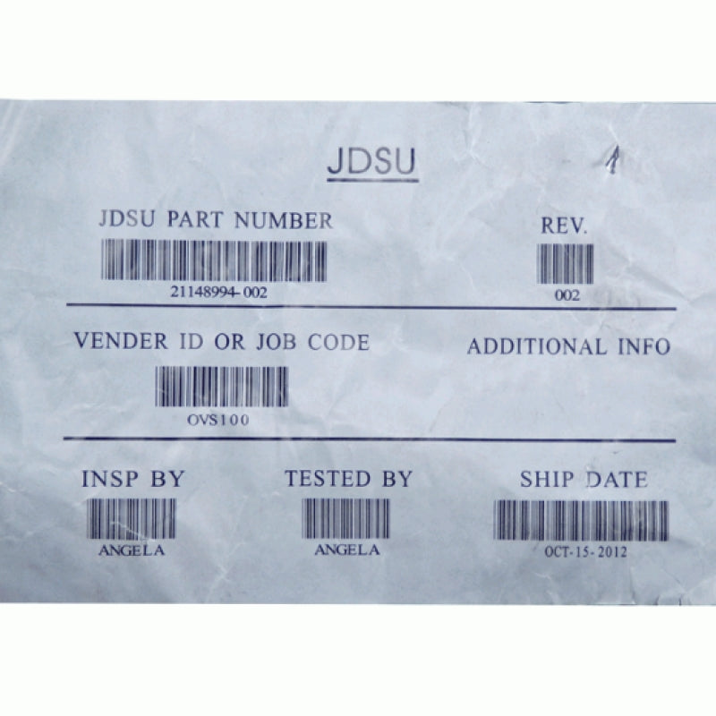 JDSU 6 ft. Hi-Speed V24 EIA-530 DTE DCE Emulation Cable CB-21148994-002