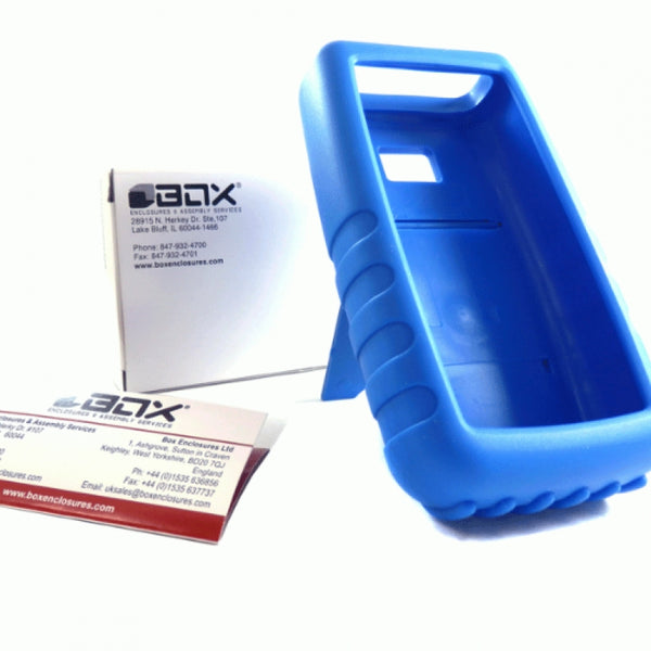 Box Enclosures Sky Blue Protective Shell Case w/ End Panel 55-RBT-LBL