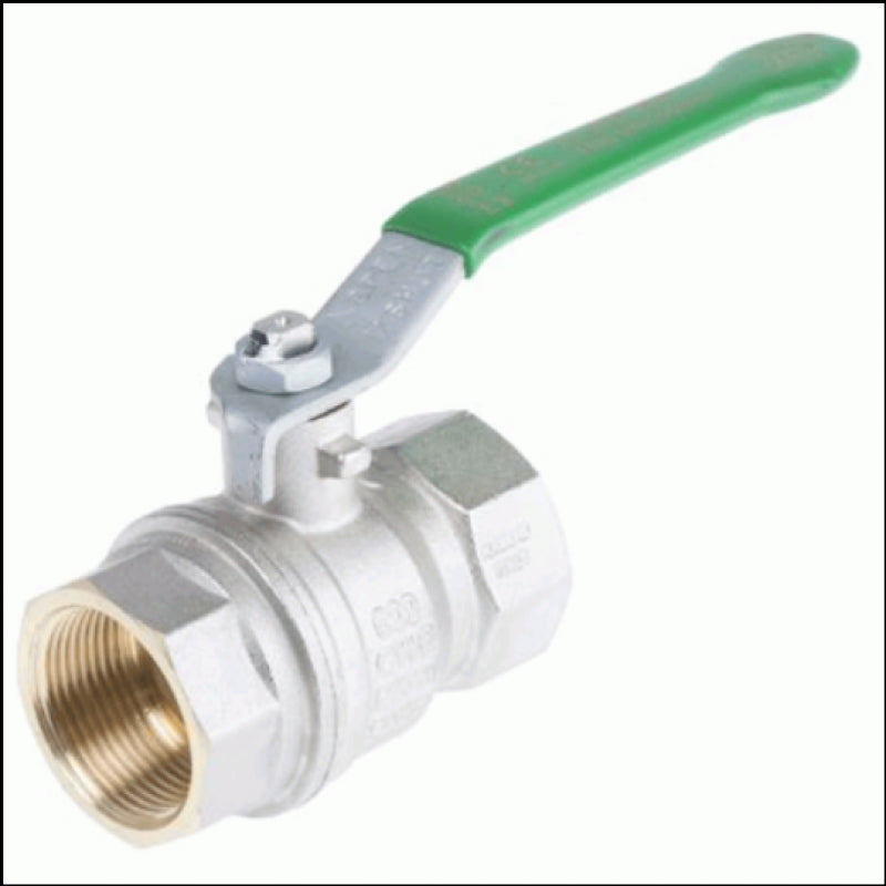 RS PRO 1-1/4 Inch 2-Way Manual Ball Valve Brass 141-7710