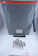 ABB 3-Pole 30A 600V NEMA 3R HD Fuse Enclosed Heavy Duty Safety Switch EOH361RK