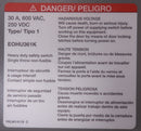 ABB 3-Pole 600V 30A EOH Series Single Throw Non-Fusible Safety Switch EOHU361K