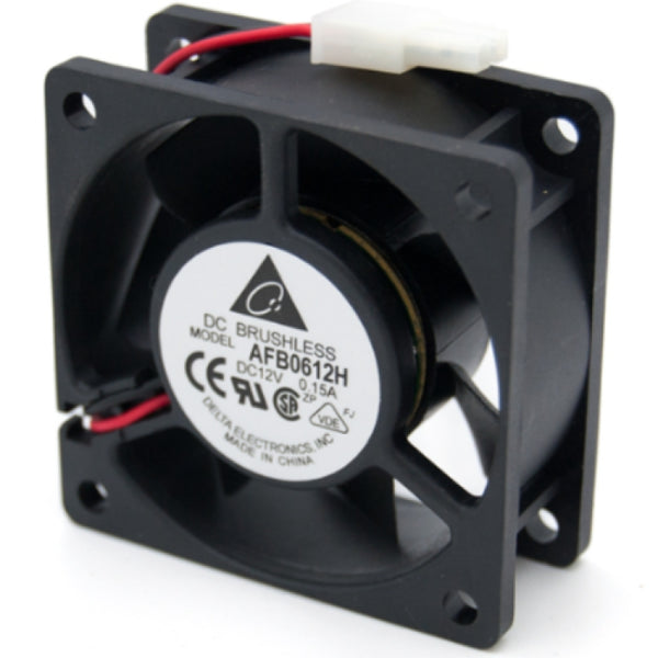 Delta Brushless 60mm 12V Fan with Plug AFB0612H