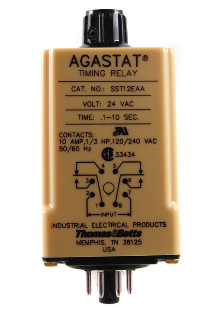 Agastat 24V 0.1 - 10 Second Solid State Timing Relay – Primelec