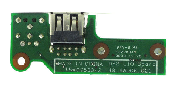 DELL Inspiron 1525 Power Jack Charger Port & USB BOARD 07533-2