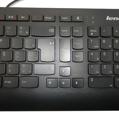 IBM Lenovo KU-0989 Slim USB Brazilian Portuguese Keyboard 54Y9255