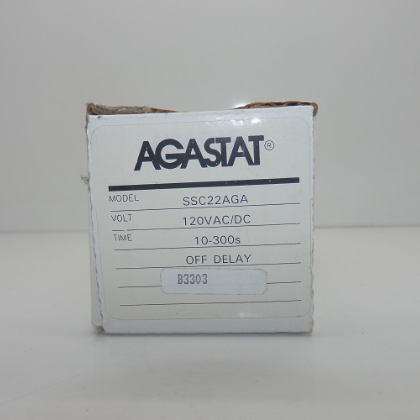 Agastat 120VAC/DC 10-300 Second Timing Relay SSC22AGA
