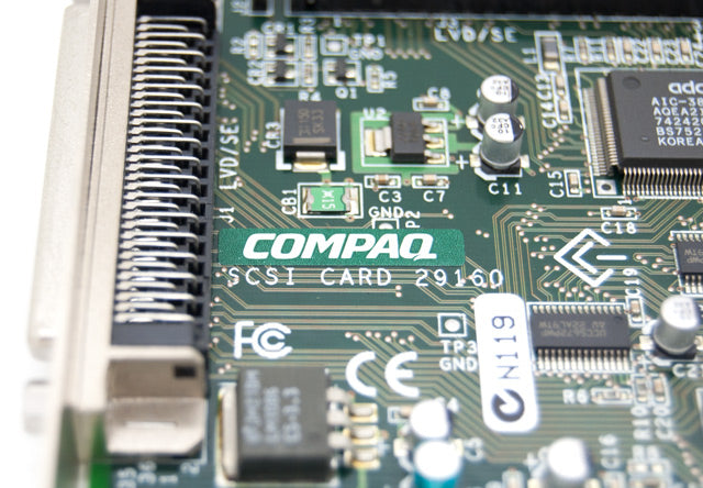 HP 64BIT 66MHZ PCI ULTRA3 SCSI Controller Card for Proliant Server with Standard Bracket SPN:155595-