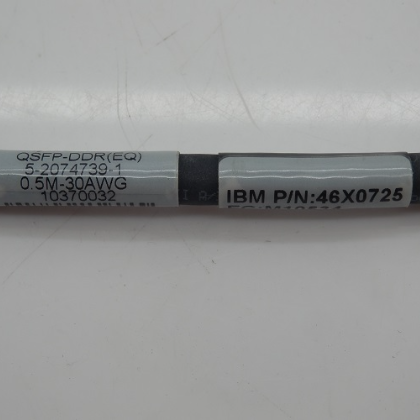 IBM 0.5M QSFP-DDR 30AWG Copper InfiniBand Cable 46X0725