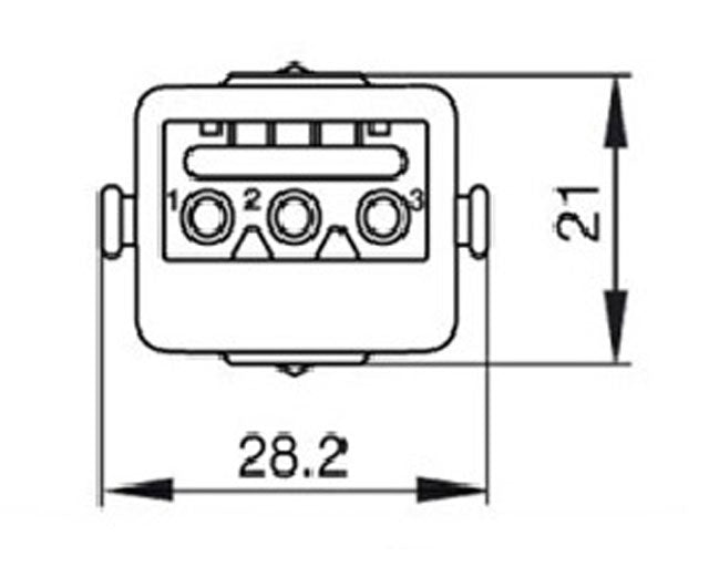 Hirschmann 932 140-106 STAK 3 N Cable Socket