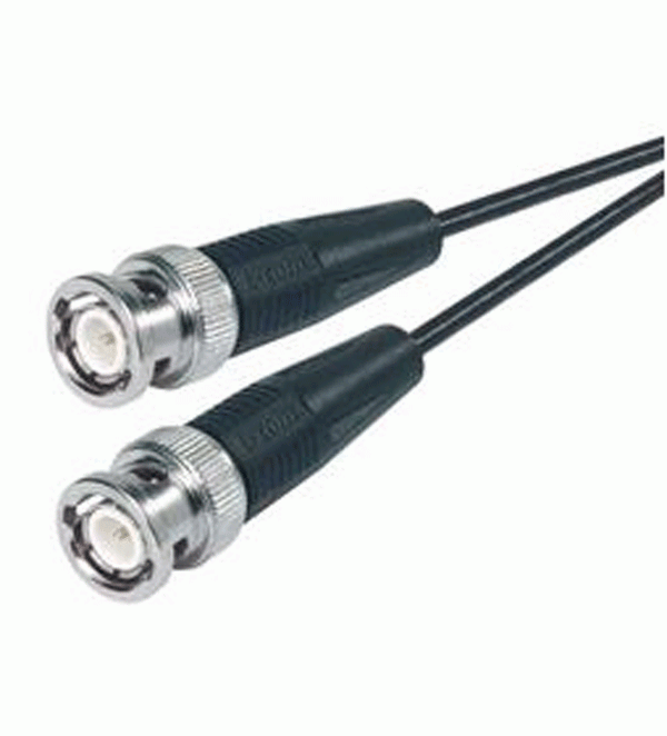 L-Com 1.5ft 26AWG BNC Plug x2 RG-174/U Coaxial Cable CC174-1.5
